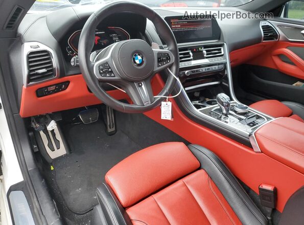 NJ2425E 2021 BMW M8 White Dashboard view