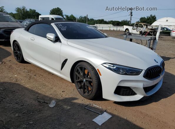 NJ2425E 2021 BMW M8 White Front right