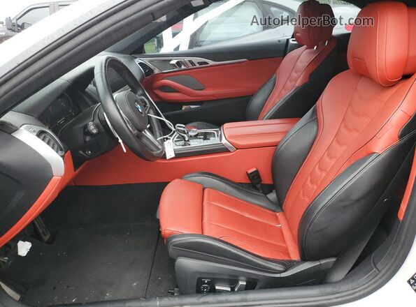 NJ2425E 2021 BMW M8 White Front interior view