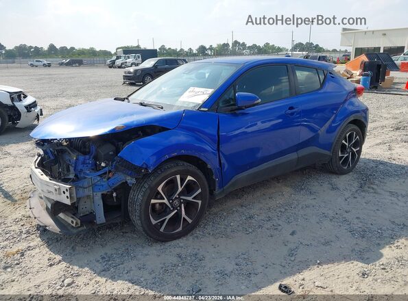 NMTKHMBX0JR048243 2018 TOYOTA LE Blue Front left
