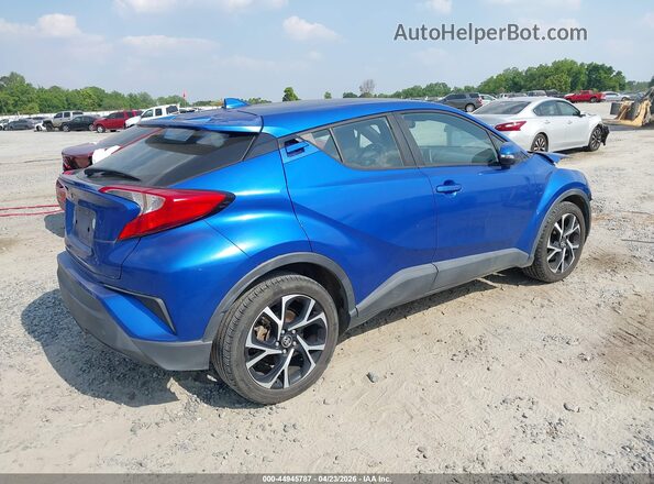 NMTKHMBX0JR048243 2018 TOYOTA LE Blue Rear right