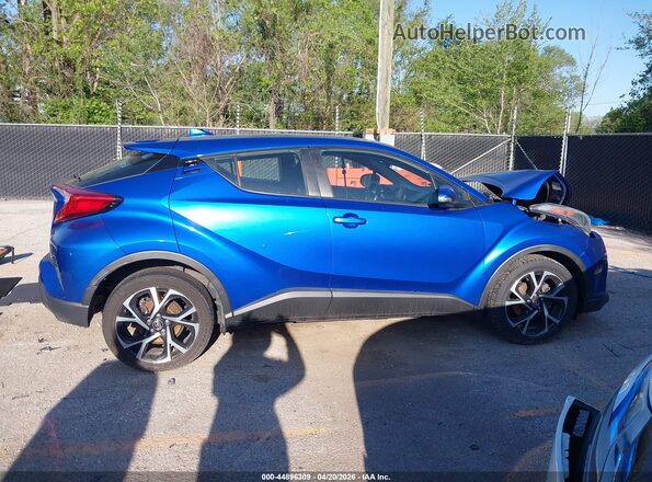 NMTKHMBX3JR054585 2018 TOYOTA LE Blue Սալոնի հետևի տեսք