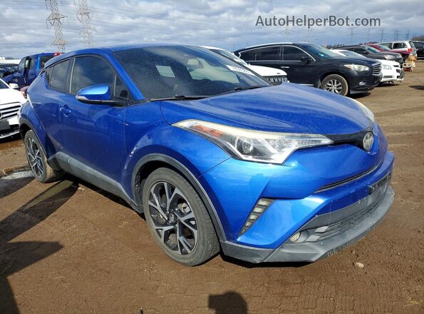 NMTKHMBX4JR042140 2018 TOYOTA LE Blue Առջևի աջ