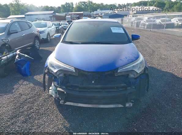 NMTKHMBX8JR001087 2018 TOYOTA LE Синий Вид спереди