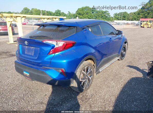 NMTKHMBX8JR001087 2018 TOYOTA LE Синий Задняя правая четверть