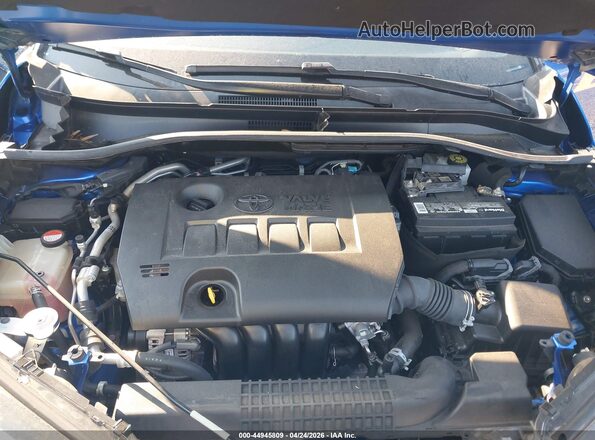 NMTKHMBX8JR001087 2018 TOYOTA LE Синий Вид сзади