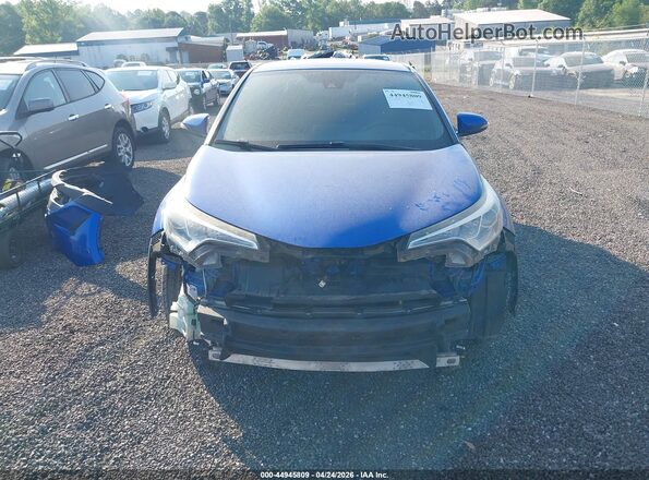 NMTKHMBX8JR001087 2018 TOYOTA LE Синий Вид щитка приборов
