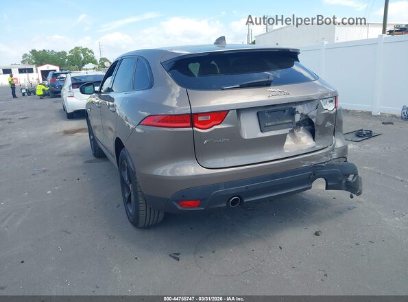 SADCJ2BV5HA497944 2017 JAGUAR F-PACE Brown უკანა მარცხენა