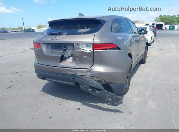SADCJ2BV5HA497944 2017 JAGUAR F-PACE Brown უკანა მარჯვენა