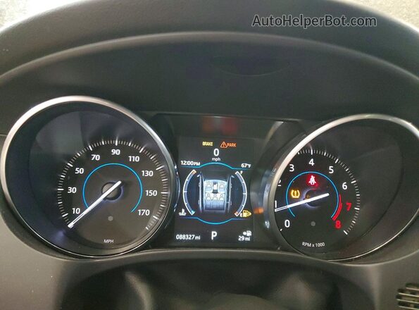 SADCJ2BVXHA880147 2017 JAGUAR F-PACE Black Vista del cuadro de instrumentos