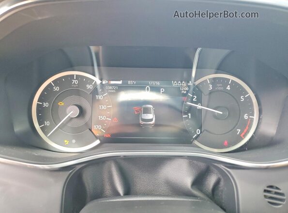 SADCJ2EX0PA714702 2023 JAGUAR F-PACE White Widok zestawu wskaźników