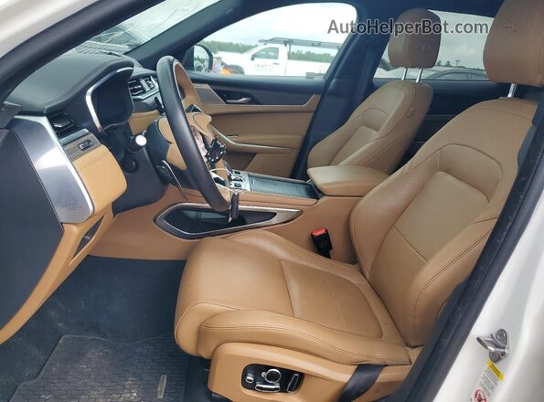 SADCJ2EX0PA714702 2023 JAGUAR F-PACE White Widok wnętrza z przodu