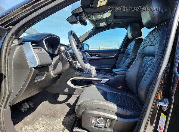 SADCJ2EX5NA701537 2022 JAGUAR F-PACE Black Вид салону спереду