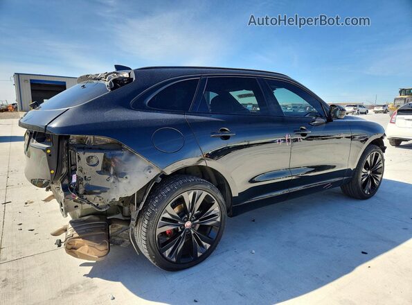 SADCJ2EX5NA701537 2022 JAGUAR F-PACE Black Задня права чверть