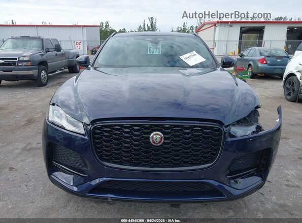SADCJ2EX8PA717962 2023 JAGUAR F-PACE Dark Blue Вид щитка приладів