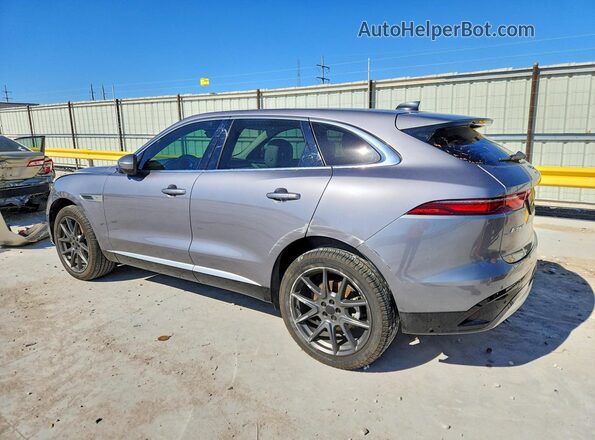 SADCJ2EXXNA689207 2022 JAGUAR F-PACE Gray Հետևի ձախ