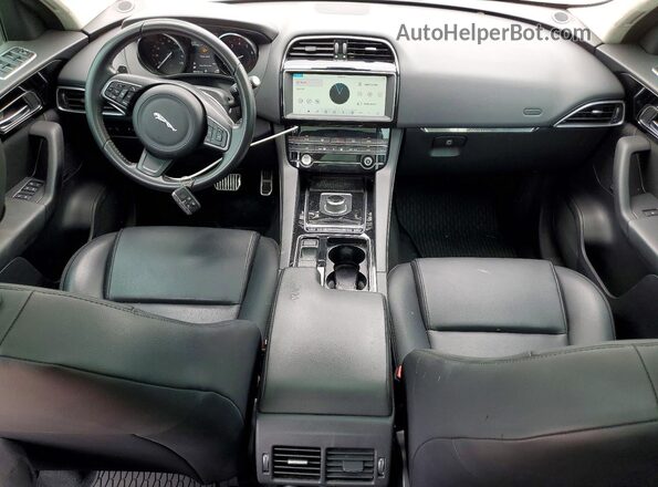 SADCJ2FX1KA616558 2019 JAGUAR F-PACE White Առջևի վահանակի տեսք