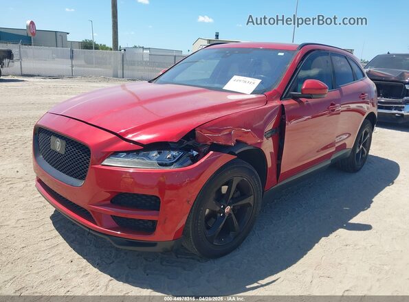 SADCK2FX6KA360561 2019 JAGUAR F-PACE Red Przód lewy