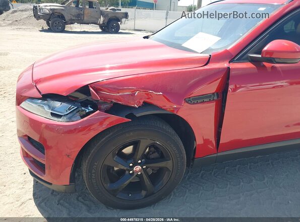 SADCK2FX6KA360561 2019 JAGUAR F-PACE Red Widok z przodu