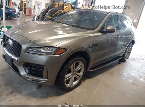 SADCL2FX1KA366636 2019 JAGUAR F-PACE Gray Front left