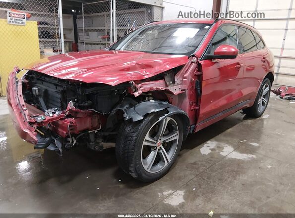 SADCL2GX4KA353538 2019 JAGUAR F-PACE Red Front left