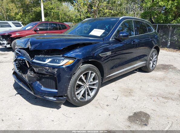 SADCT2EX0RA732288 2024 JAGUAR F-PACE Navy Передня ліва чверть
