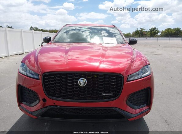 SADCT2EX3RA723360 2024 JAGUAR F-PACE Red Widok wnętrza z tyłu