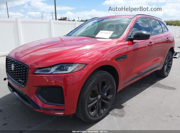 SADCT2EX3RA723360 2024 JAGUAR F-PACE Red Przód lewy