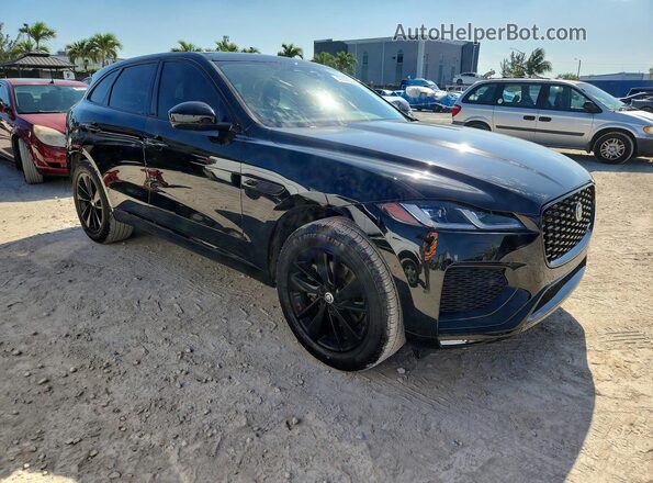 SADCT2EX8RA724083 2024 JAGUAR F-PACE Black Передня права чверть