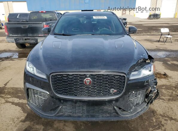 SADCZ2EE0MA671417 2021 JAGUAR F-PACE Black Вид спереду
