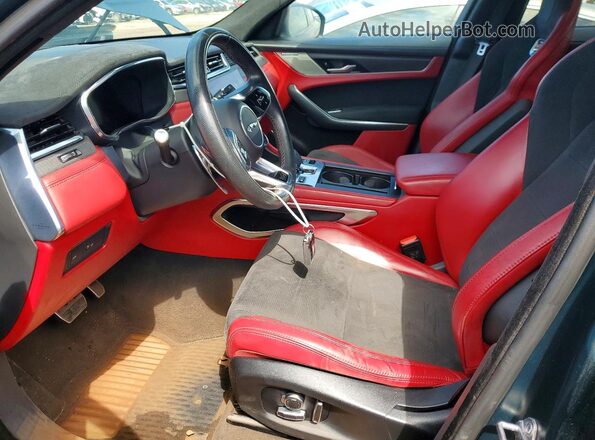 SADCZ2EE0NA696240 2022 JAGUAR F-PACE Green Вид салону спереду