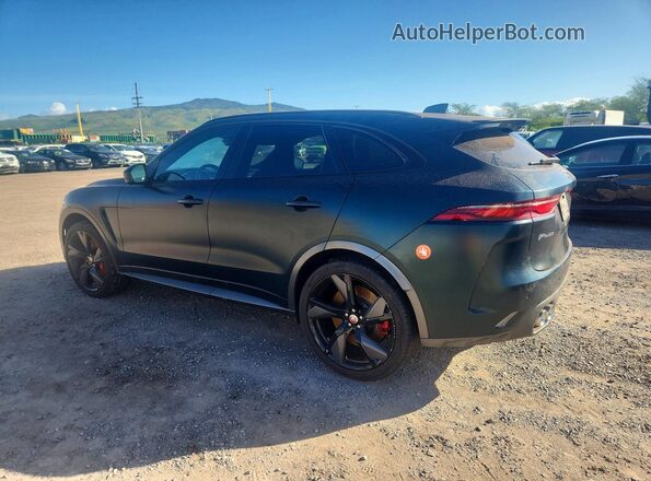 SADCZ2EE0NA696240 2022 JAGUAR F-PACE Green Задня ліва чверть