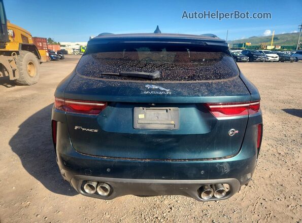 SADCZ2EE0NA696240 2022 JAGUAR F-PACE Green Вид ззаду