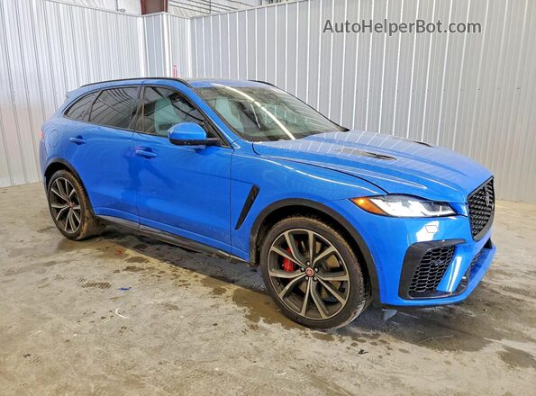 SADCZ2EE3PA704785 2023 JAGUAR F-PACE Blue Delantero derecho