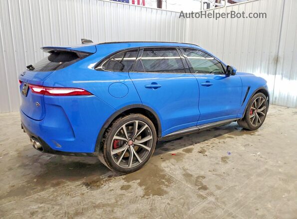 SADCZ2EE3PA704785 2023 JAGUAR F-PACE Blue Trasero derecho