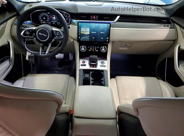 SADCZ2EE3PA704785 2023 JAGUAR F-PACE Blue Vista del salpicadero