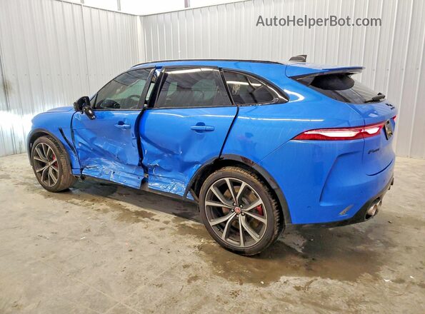 SADCZ2EE3PA704785 2023 JAGUAR F-PACE Blue Trasero izquierdo