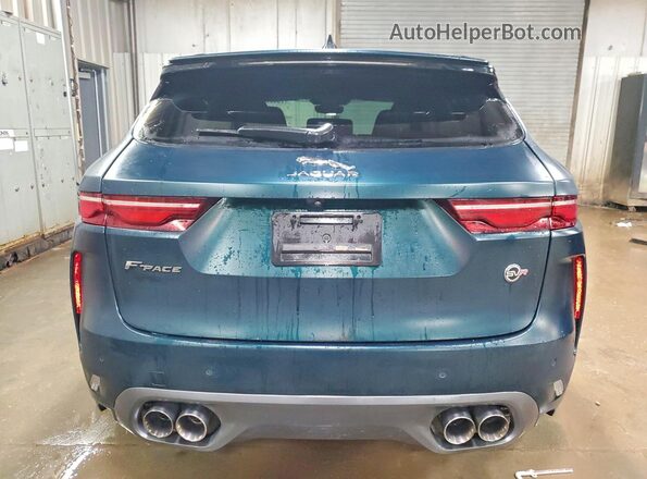 SADCZ2EEXMA671912 2021 JAGUAR F-PACE Green Вид ззаду