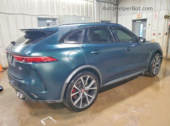 SADCZ2EEXMA671912 2021 JAGUAR F-PACE Green Задня права чверть