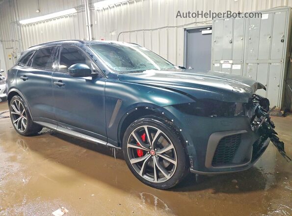 SADCZ2EEXMA671912 2021 JAGUAR F-PACE Green Передня права чверть