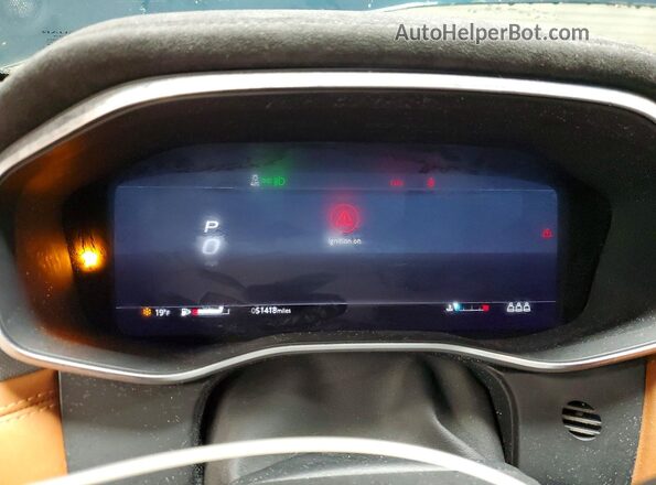 SADCZ2EEXMA671912 2021 JAGUAR F-PACE Green Вид щитка приладів