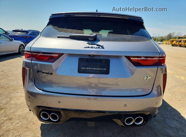 SADCZ2EEXNA692955 2022 JAGUAR F-PACE Gray Rear view
