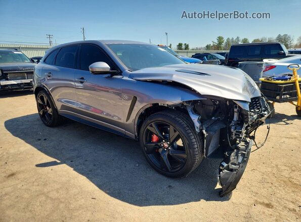 SADCZ2EEXNA692955 2022 JAGUAR F-PACE Gray Front right