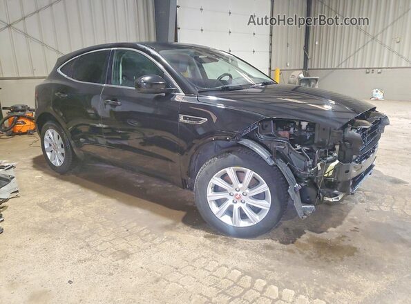 SADFJ2FX3J1Z06571 2018 JAGUAR E-PACE Черный Передняя правая четверть
