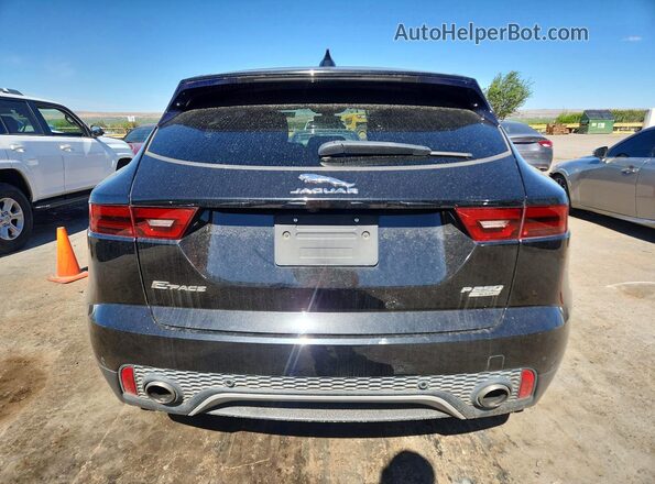SADFJ2FX3J1Z31440 2018 JAGUAR E-PACE Black უკანა ხედი