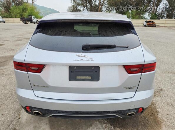 SADFJ2FX7J1Z09571 2018 JAGUAR E-PACE Silver Vista trasera
