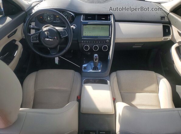 SADFP2FX7L1013353 2020 JAGUAR E-PACE Silver Առջևի վահանակի տեսք