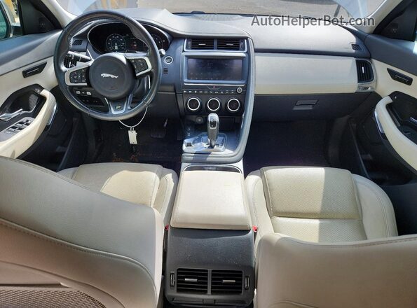 SADFP2FXXL1014075 2020 JAGUAR E-PACE Белый Вид панели приборов