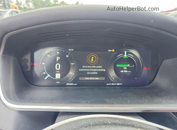 SADHC2S17L1F83815 2020 JAGUAR I-PACE Gray Instrument cluster view