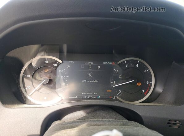 SAJAE4FX6LCP56101 2020 JAGUAR XF Gray Widok zestawu wskaźników